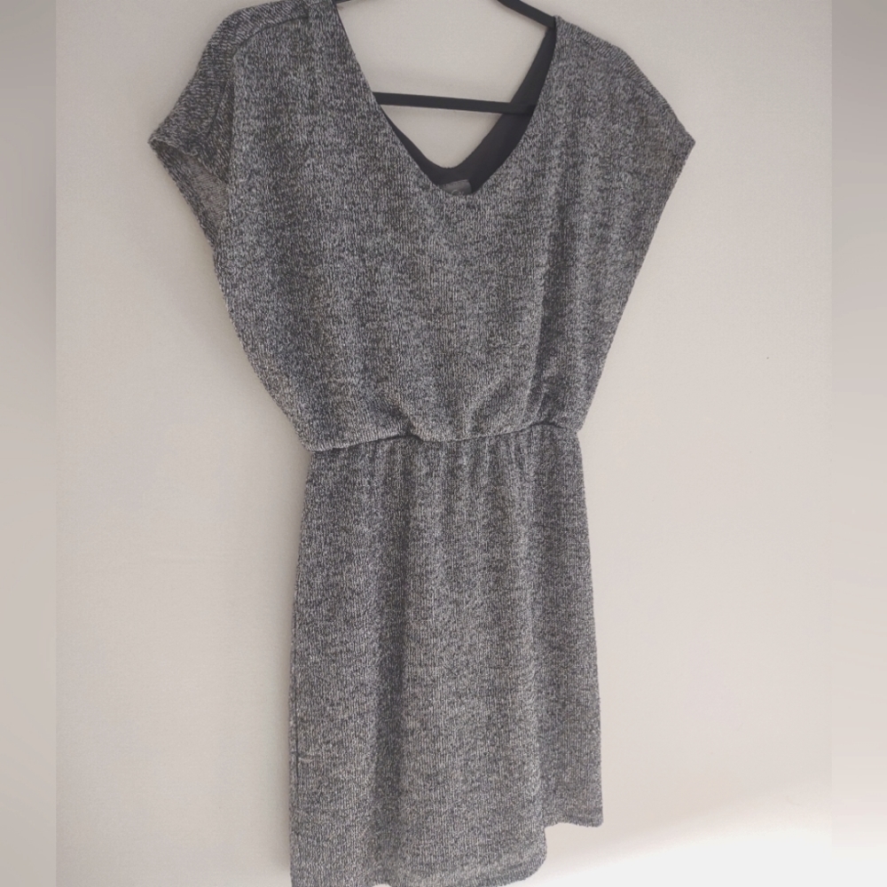 Vanity women's size Small silver shiny dress